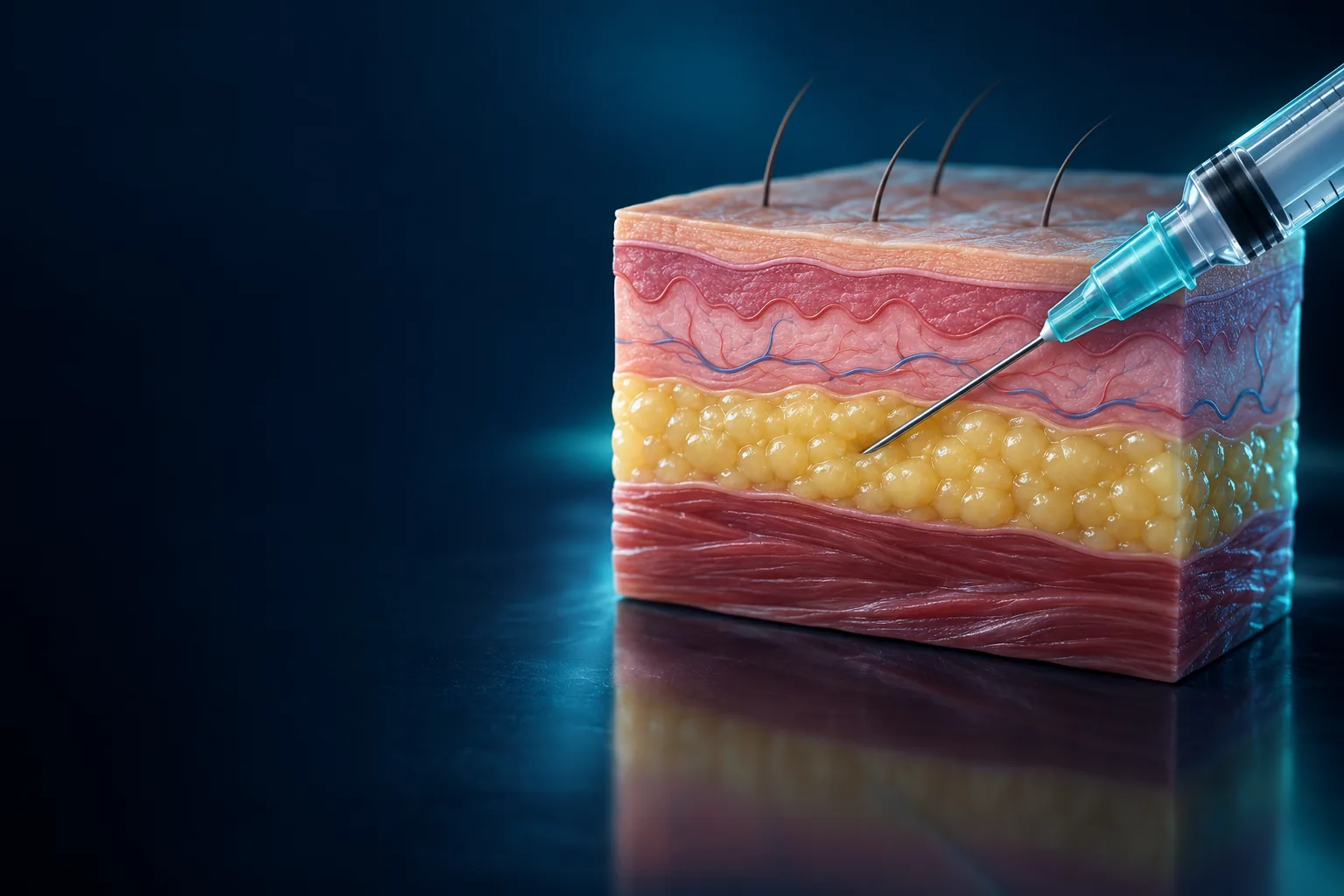 Skin layers cross-section